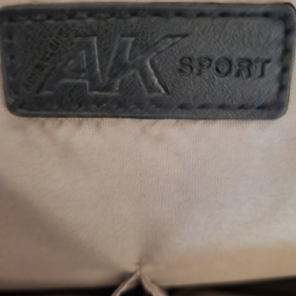 Anne Klein Sport Serena Lightweight Backpack Black/Tan Snakeskin Design - Picture 6 of 6